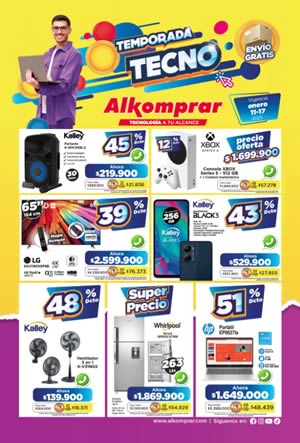 Catálogo ALKOMPRAR Temporada Tecno Enero 2025 [COLOMBIA]